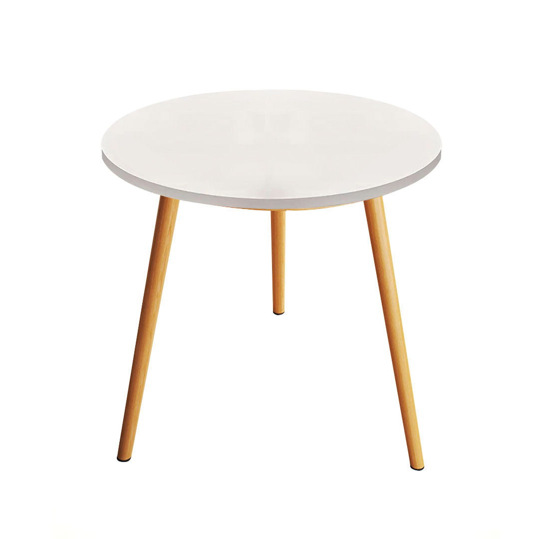 SOGA 60x72cm White Small Side Coffee Table Living Room Balcony Home D?cor Style