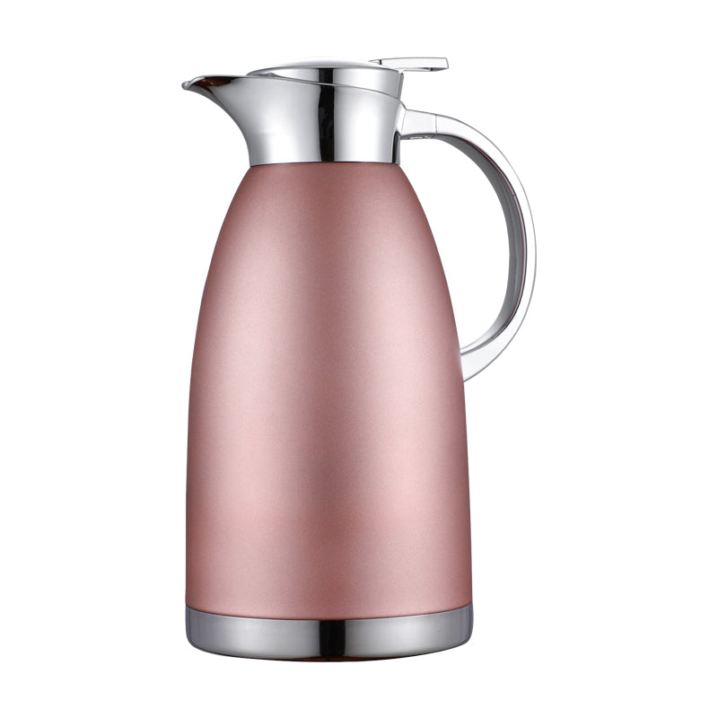 Soga 2.3L Rose Color 3-Layer Vacuum Insulated Stainless Steel Flask Ideal for Home and office Office