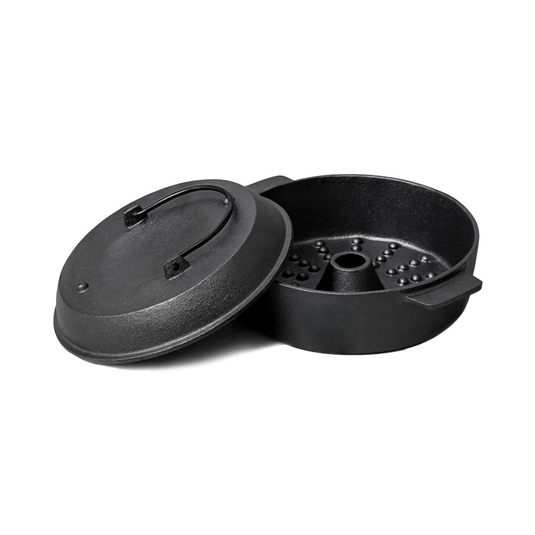 SOGA 28cm Cast Iron Dutch Oven Pre-Seasoned Cast Iron Pot with Lid