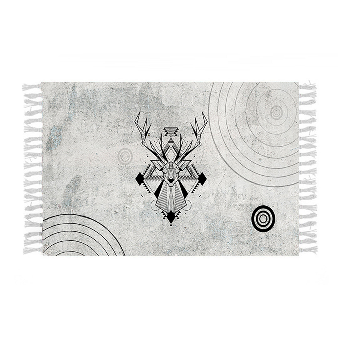 SOGA 90cm Woven Minimalist Bedroom Area Rug Carpet, Home Decor