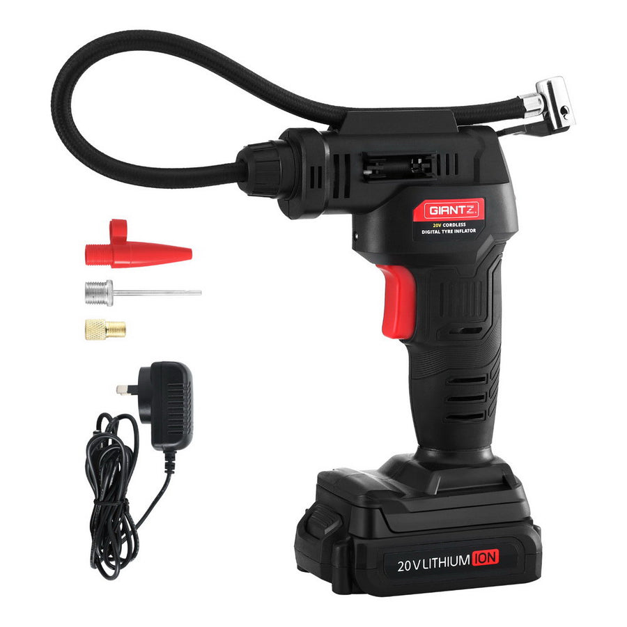 Giantz 20V Air Compressor 120PSI Electric Portable Air Inflator LED Light
