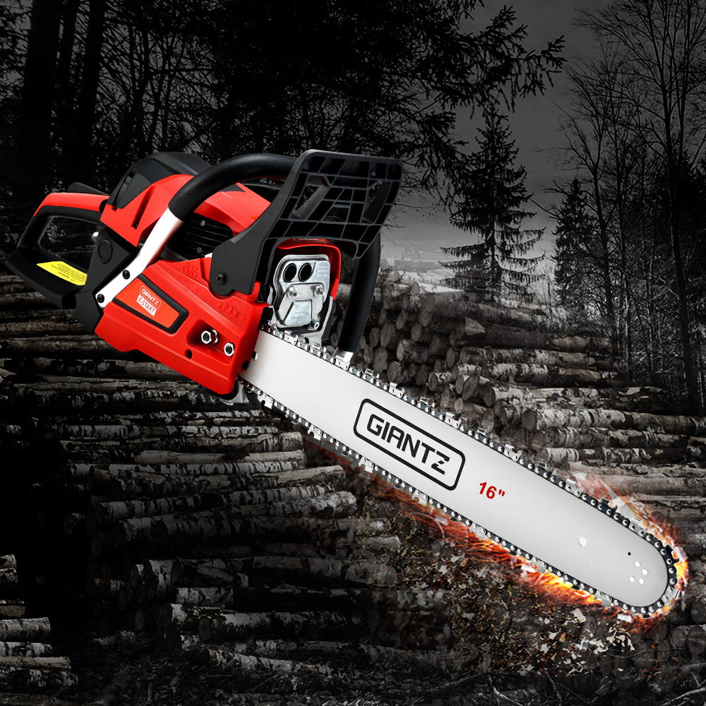 Giantz Chainsaw Petrol 45CC 16" Bar Commercial E-Start Pruning Chain Saw,Giantz Chainsaw Petrol 45CC 16" Bar Commercial