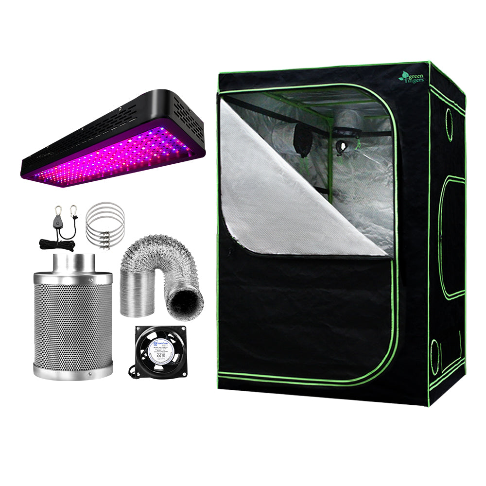 Green Fingers Grow Tent Light Kit 150x150x200CM 2000W LED 4" Vent Fan,Green Fingers Grow Tent Light Kit LED 2000W Full S