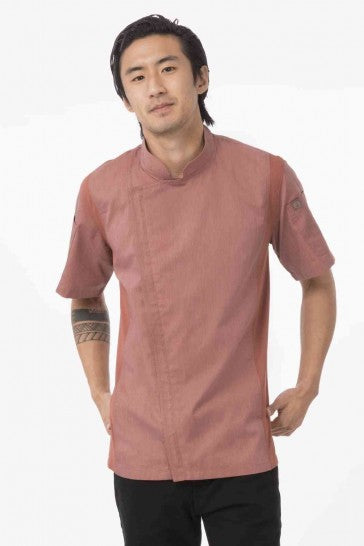 Springfield Men's Brick Zipper L Chef Jacket by Chef Works
