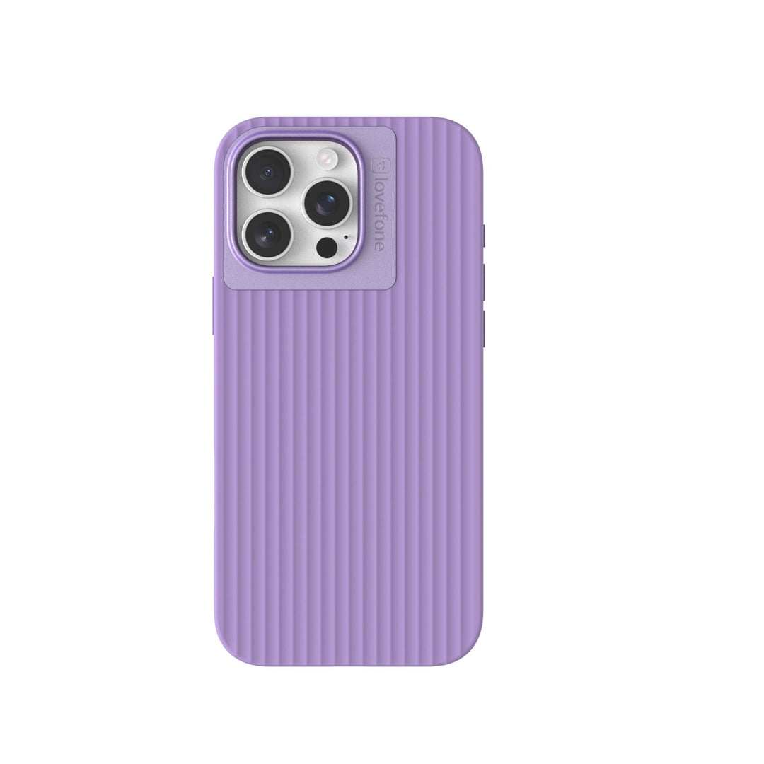 Lovefone Suitcase Case iPhone 16 Lavender Getaway