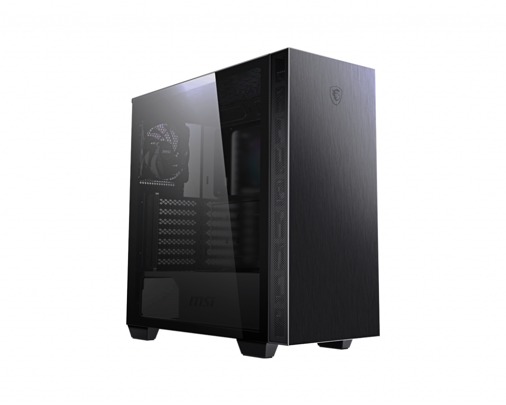 MSI MPG SEKIRA 100P Mid-Tower Case, Supports E-ATX / ATX / M-ATX / Mini ITX, 2x USB 3.2, 1x USB-C, 1x Audio, 1x Mic, ATX