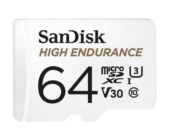 SANDISK 64GB High Endurance micro SDXC V30 u3 C10 UHS-1 100MB/s R 40MB/s W SD Adaptor Android Smartphone Action Camera D
