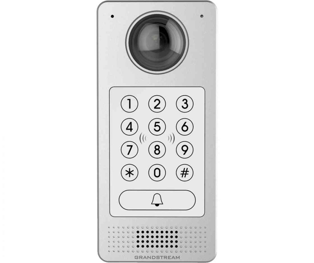 Grandstream HD IP Video Door System, 1080p Video, Built In RFID Chip Reader, Speaker & Microphone, Metal Casing, Powerab