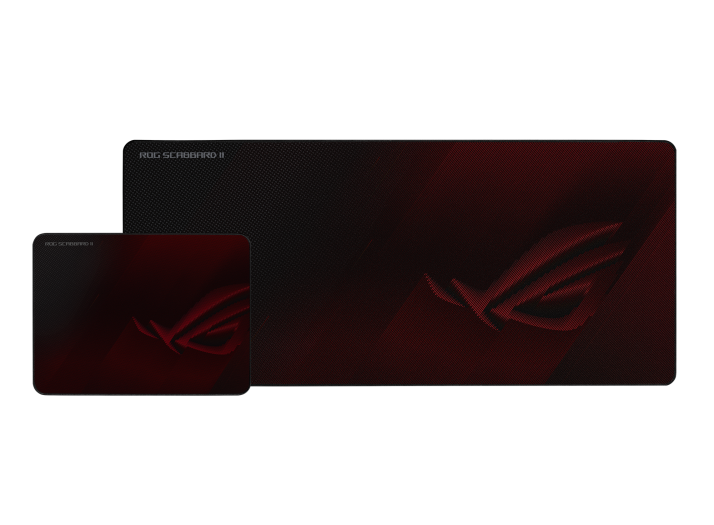 ASUS ROG SCABBARD II Gaming Mouse Pad, Medium 360x260mm + Extended 900x400mm Size, Water/Oil/Dust Respellent, Anti-Fray,