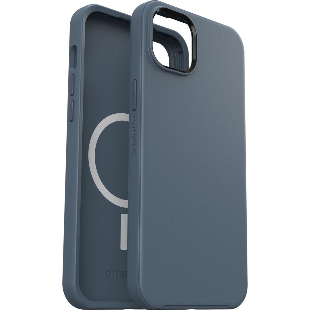 OTTERBOX Apple iPhone 14 Plus Symmetry Series+ Antimicrobial Case for MagSafe - Bluetiful (Blue) (77-89004), 3X Military