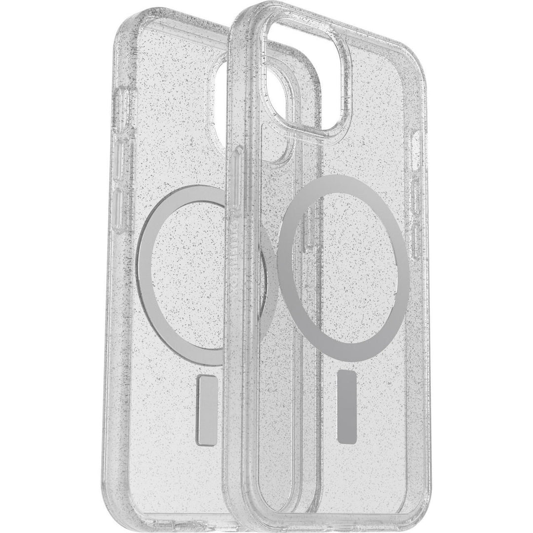 OTTERBOX Apple iPhone 14 / iPhone 13 Symmetry Series+ Clear Antimicrobial Case for MagSafe - Stardust (Clear Glitter) (7