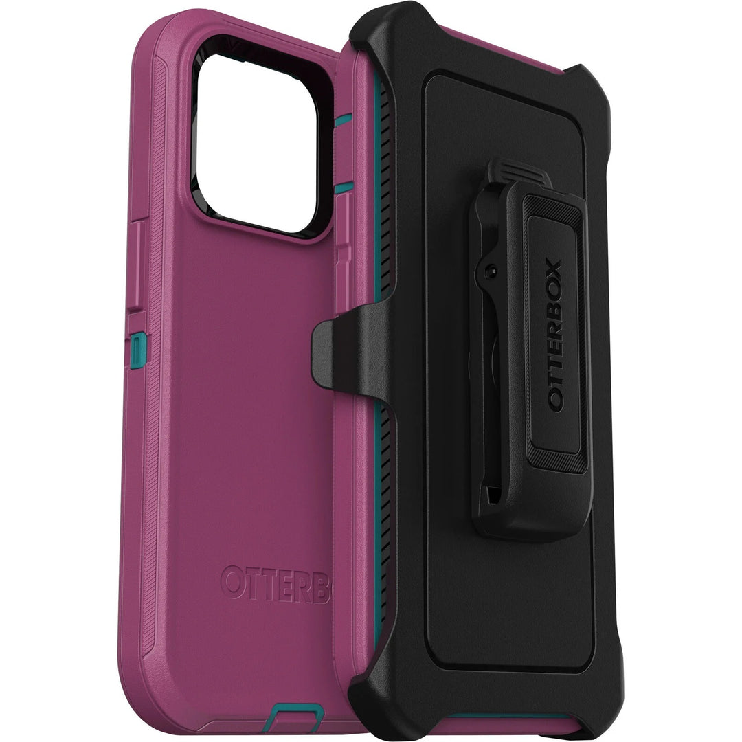 OTTERBOX Apple iPhone 14 Pro Defender Series Case - Canyon Sun (Pink) (77-88386), 4X Military Standard Drop Protection,