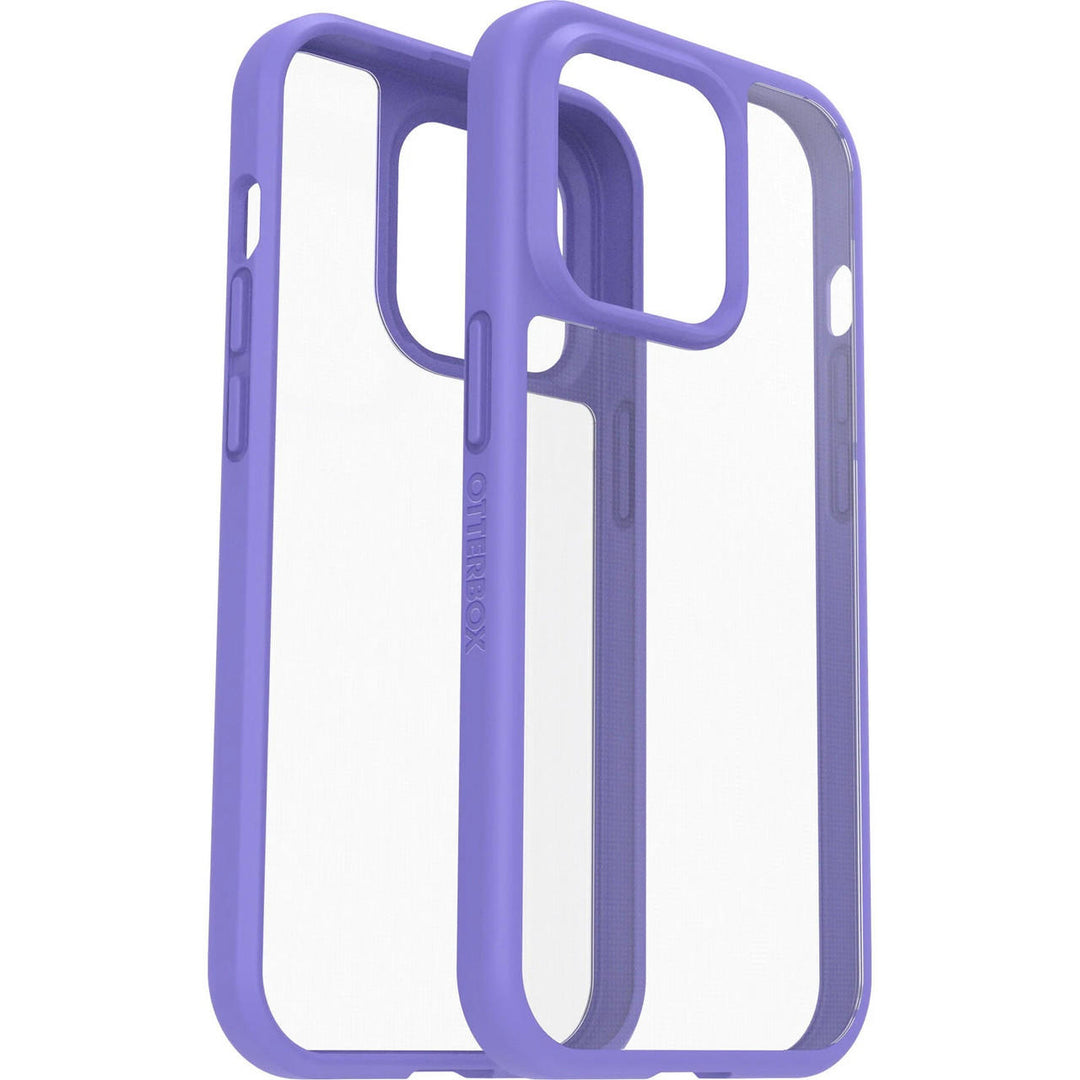 OTTERBOX Apple iPhone 14 Pro React Series Antimicrobial Case - Purplexing (Purple) (77-88894), Raised Edges Protect Scre