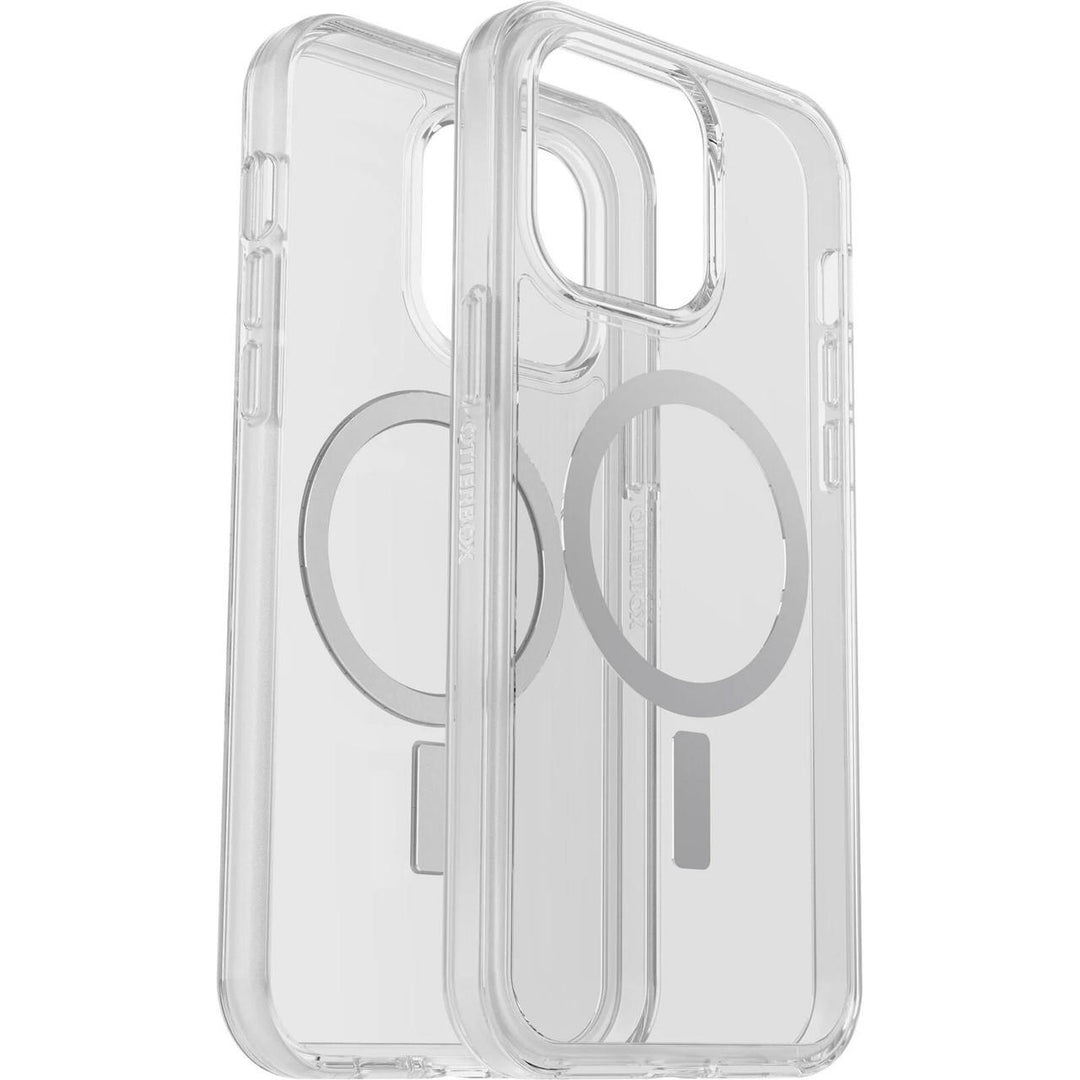 OTTERBOX Apple iPhone 14 Pro Max Symmetry Series+ Clear Antimicrobial Case for MagSafe - Clear (77-89263), 3X Military D