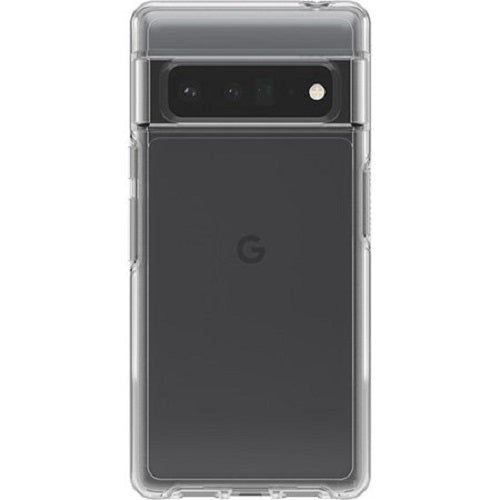 OTTERBOX Google Pixel 6 Pro Symmetry Series Clear Antimicrobial Case - Clear (77-84084), Durable protection, Raised edge