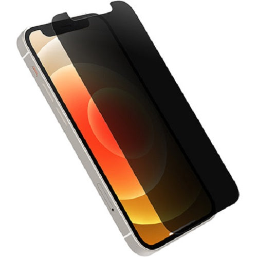 OTTERBOX Alpha Glass Privacy Screen Protector For Apple iPhone 12 mini - Two-way vertical privacy coverage,100% case com