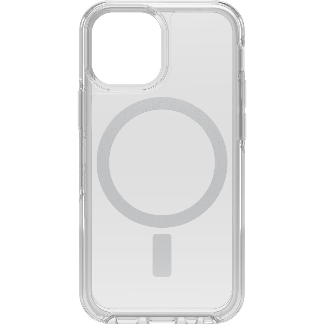 OTTERBOX Apple iPhone 13 mini Symmetry Series+ Clear Antimicrobial Case for MagSafe (77-83650) - Clear - Strong magnetic