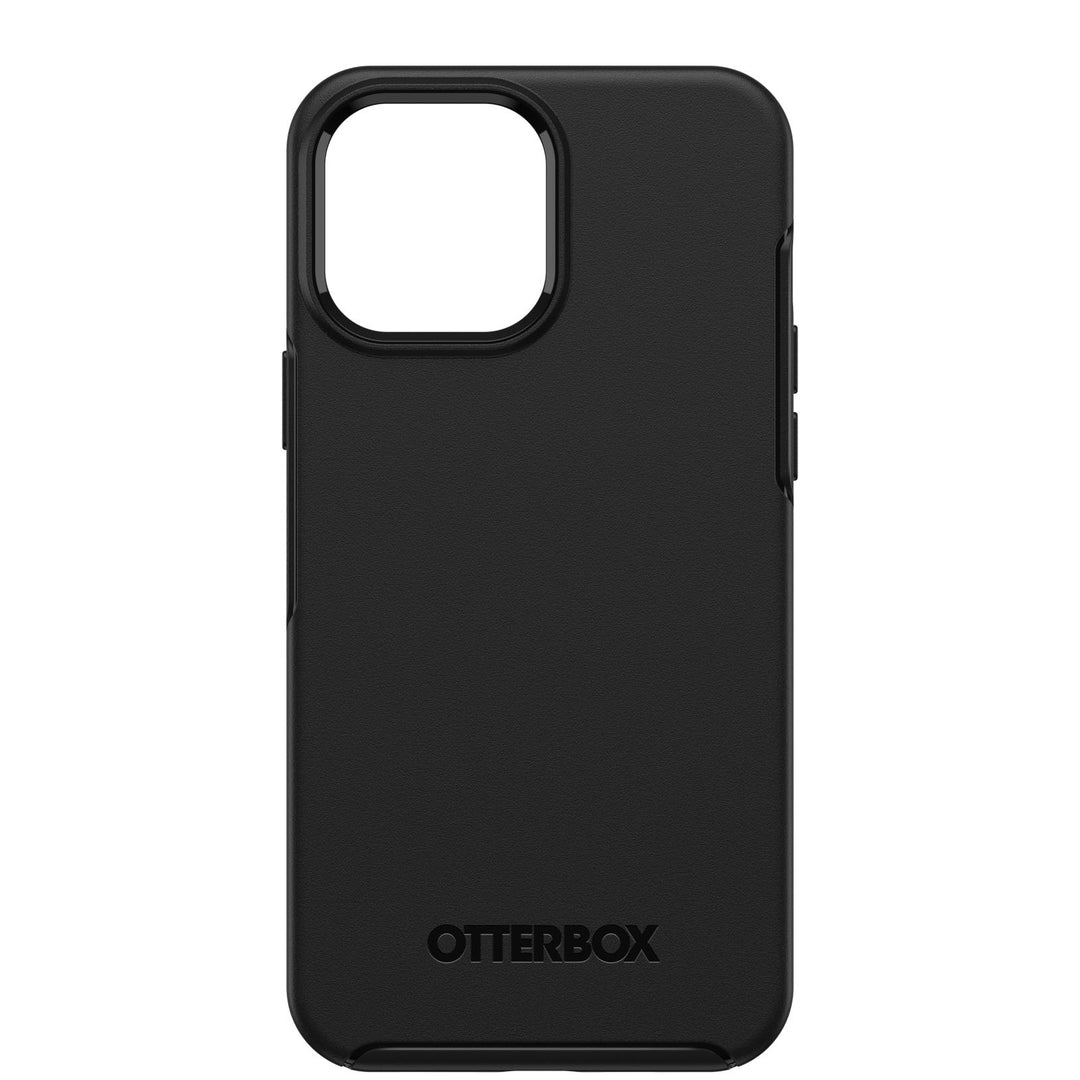 OTTERBOX Apple iPhone 13 Pro Max Symmetry Series+ Antimicrobial Case with MagSafe (77-83600) - Black - Raised edges prot