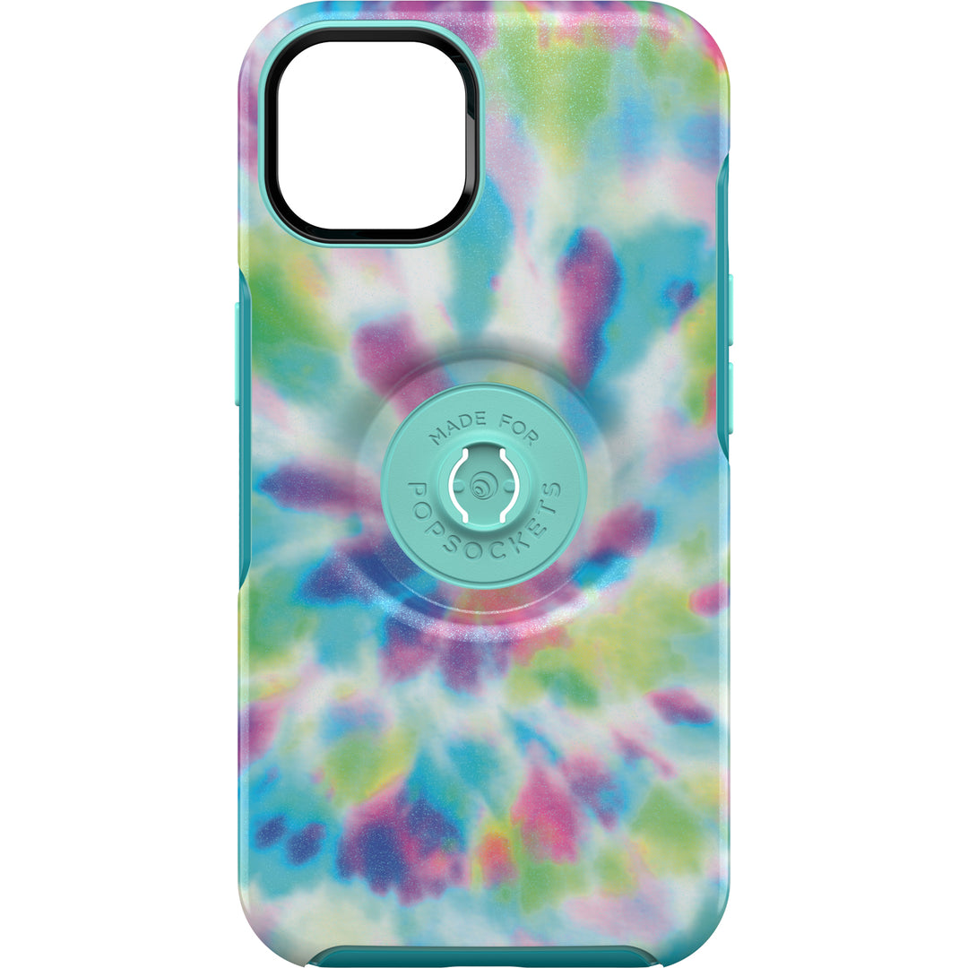 OTTERBOX Apple iPhone 13 Otter + Pop Symmetry Series Antimicrobial Case - Day Trip Graphic (Green/Blue/Purple) (77-85405