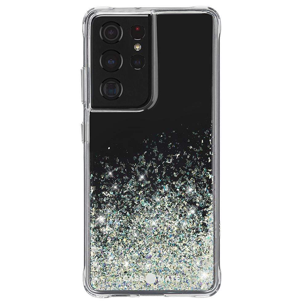 FORCE TECHNOLOGY Samsung Galaxy S21 Ultra 5G - Twinkle Ombre - Twinkle Stardust CM045132,10 ft drop protection, MicroPel