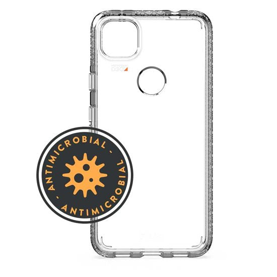 FORCE TECHNOLOGY Zurich Case for Google Pixel 4a - Clear EFCTPGE885CLE, Antimicrobial, Shock and drop protection, Lightw
