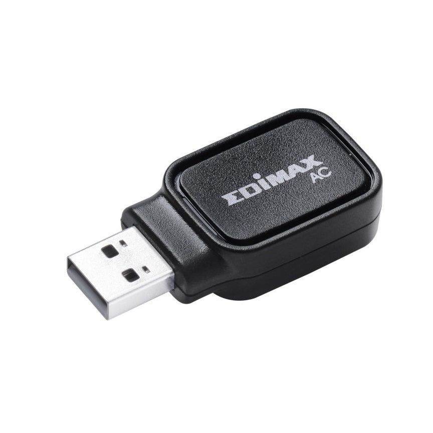 Edimax AC600 Dual-Band WIFI & Bluetooth USB Adapter - 802.11ac/802.11abgn/2.4Ghz (150Mbps)/5Ghz (433Mbps)/ BT4.0/Noteboo