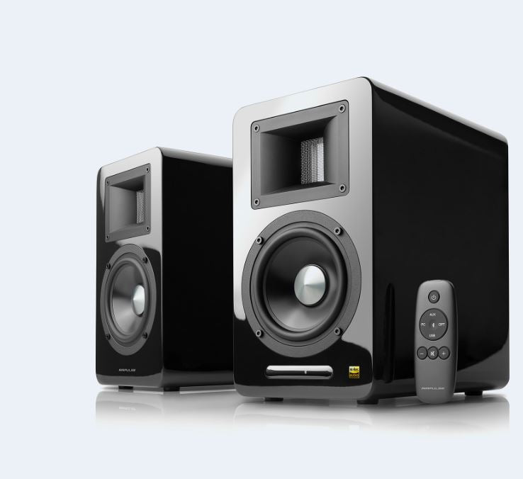 Edifier Airpulse A100 Hi-Res Audio Active Speaker System with Wireless Subwoofer Bluetooth, Optical Coaxial, RCA - Ideal