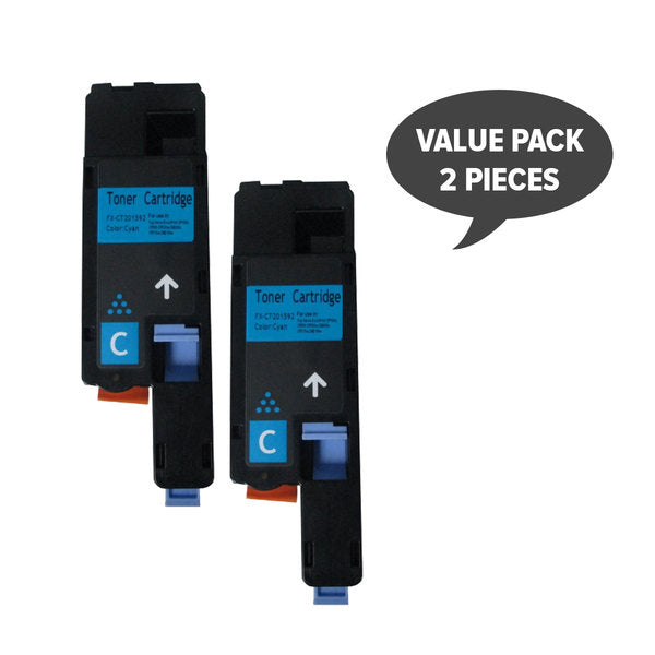 CT201592 CP105/205 Premium Generic Cyan Toner Set of 2