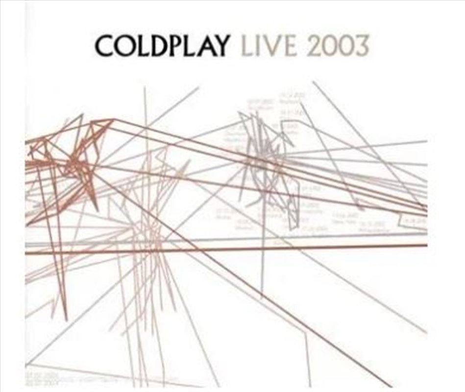 Live 2003 - Coldplay Cd Album