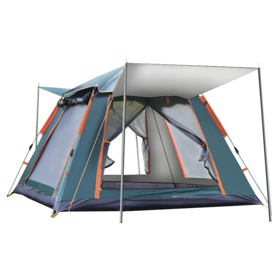 Instant Pop Up Tent For Hiking 2/3/4 Person Camping Tents, Waterproof Windproof Family Tent With Top Rainfly, Easy Set U