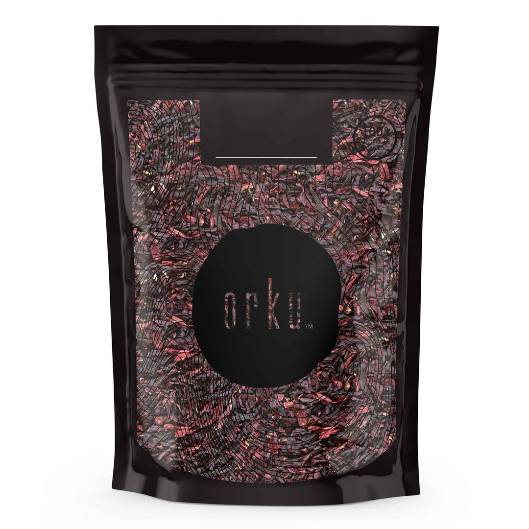 25g Organic Hibiscus Rosella Flower Crushed - Dried Herbal Tea Supplement