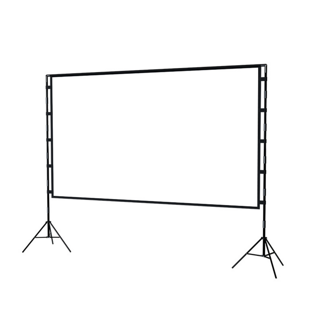 120†Portable Movie Projector Screen - Outdoor Indoor 16:9 4K Tripod Stand Case