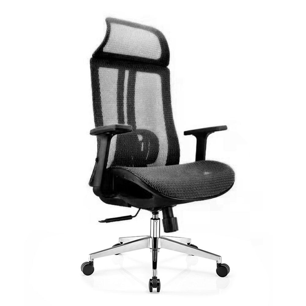 Ergonomic office chair Breathable High-Back Mesh Adjustable Lumbar Support 3D Armrests Tilt Function 360° Rotating Whee