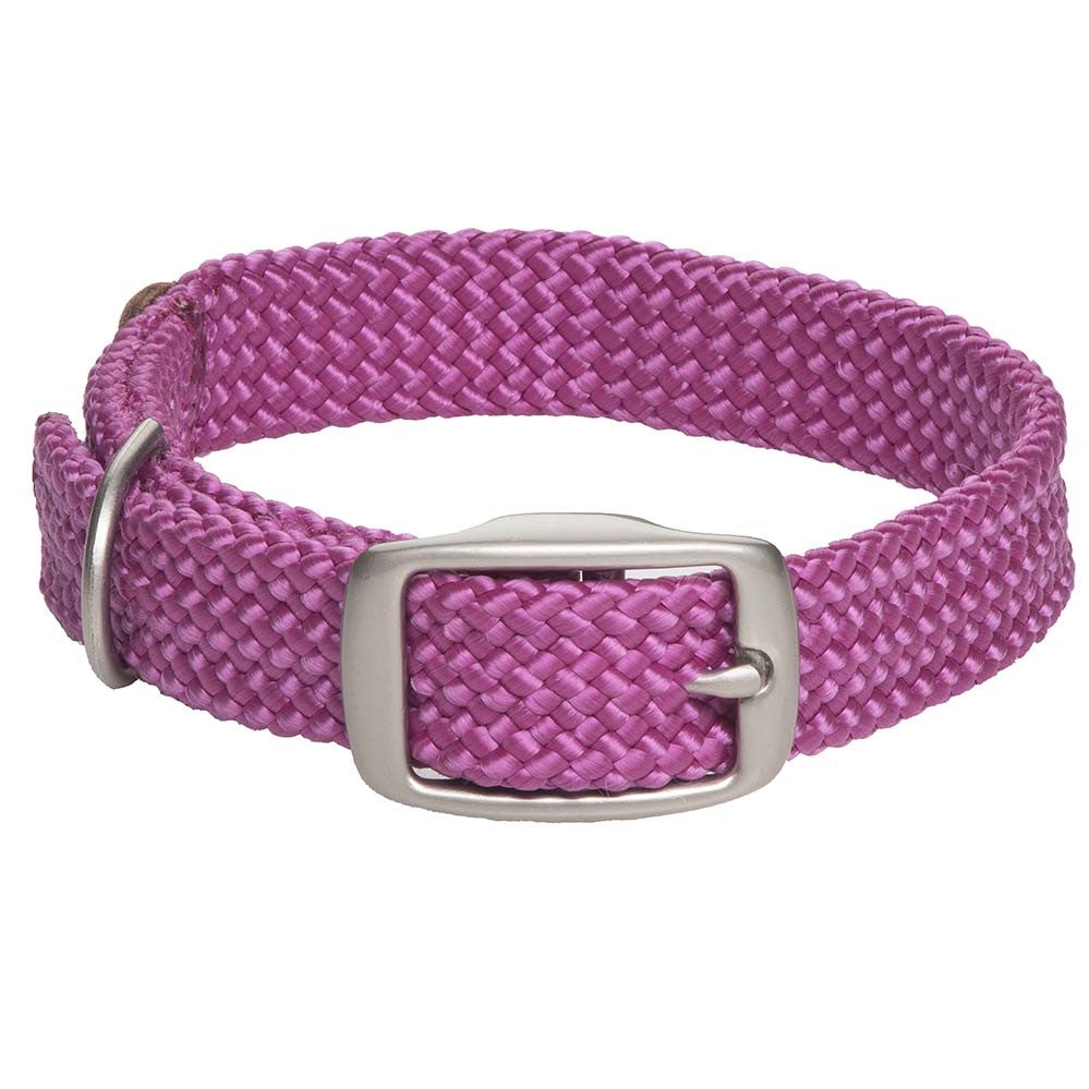 Mendota Doublebraided Junior Collar 14" RASPBERRY