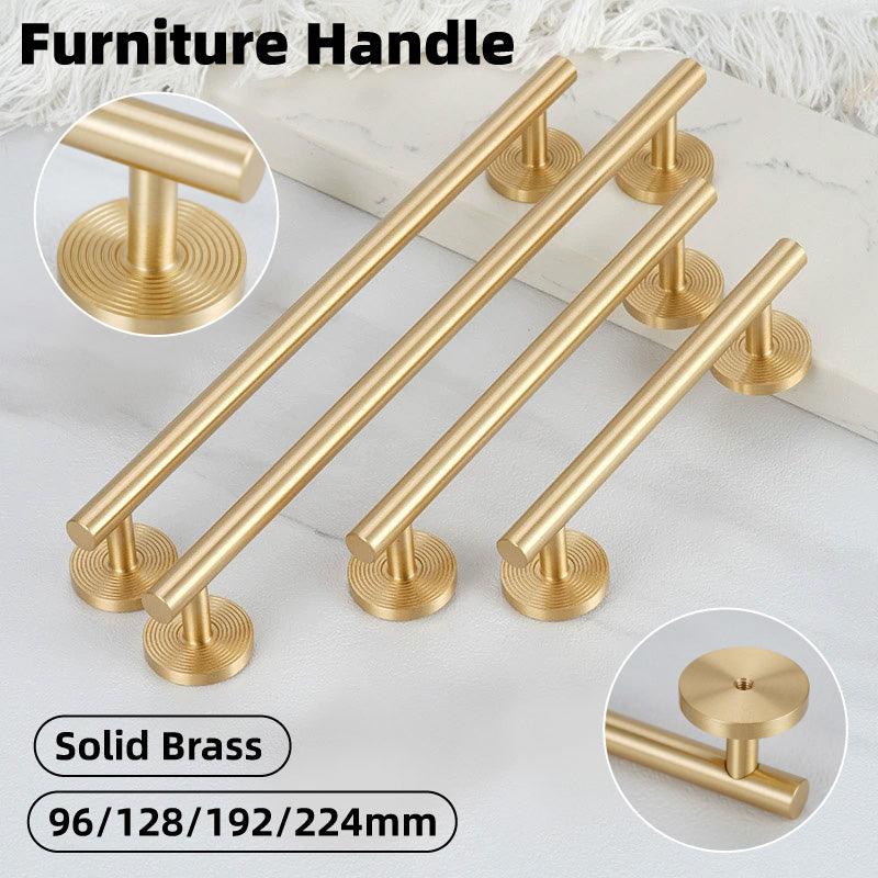 European Style Cabinet Handles Drawer Pull Knob 4 Sizes for Wardrobe Door - 128mm