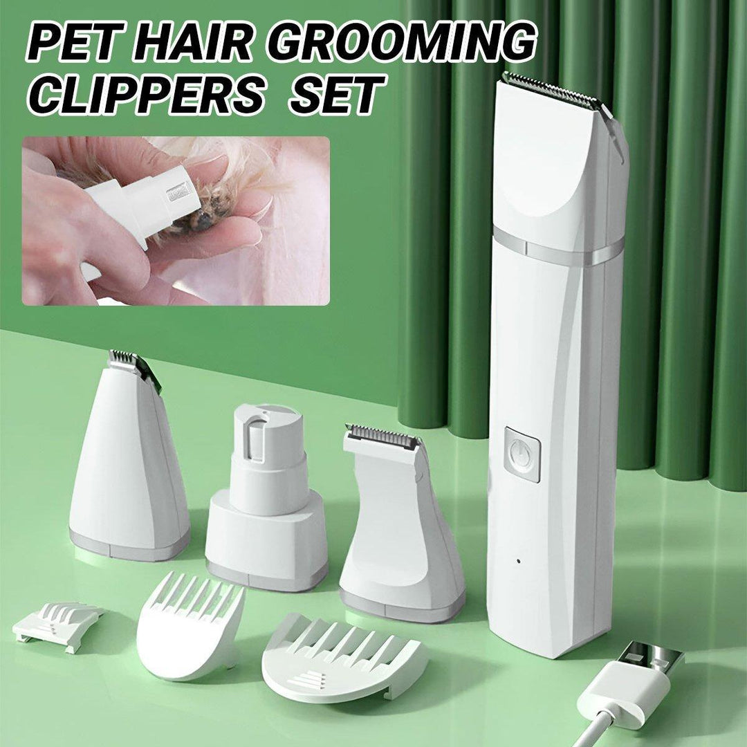 Rechargeable Pet Hair Clippers Professional Grooming Kit for Cats and Dogs