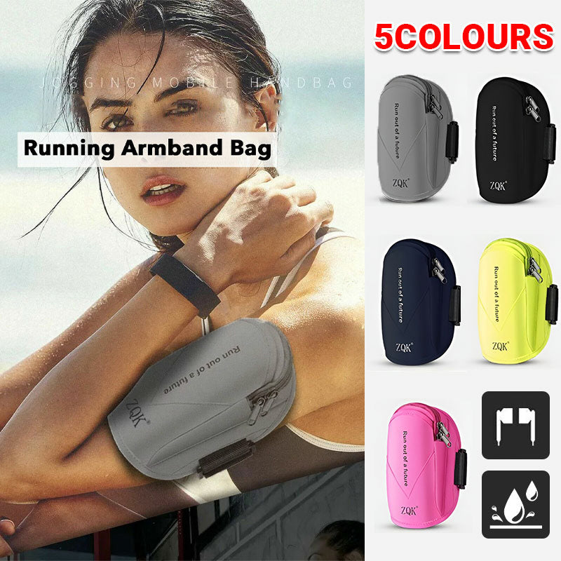 Universal Outdoor Sports Armband Case Phone Holder Gym Running Jogging Arm Band - Navy