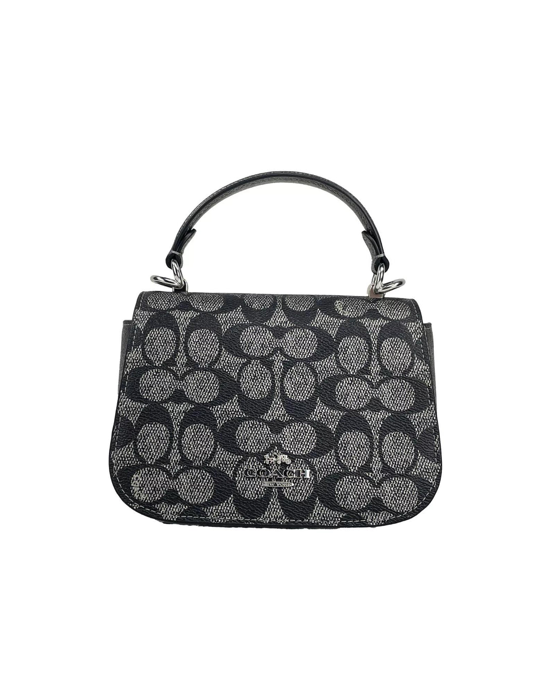 COACH Women's Lysa Top Handle Bag Crossbody Gun Metal - One Size