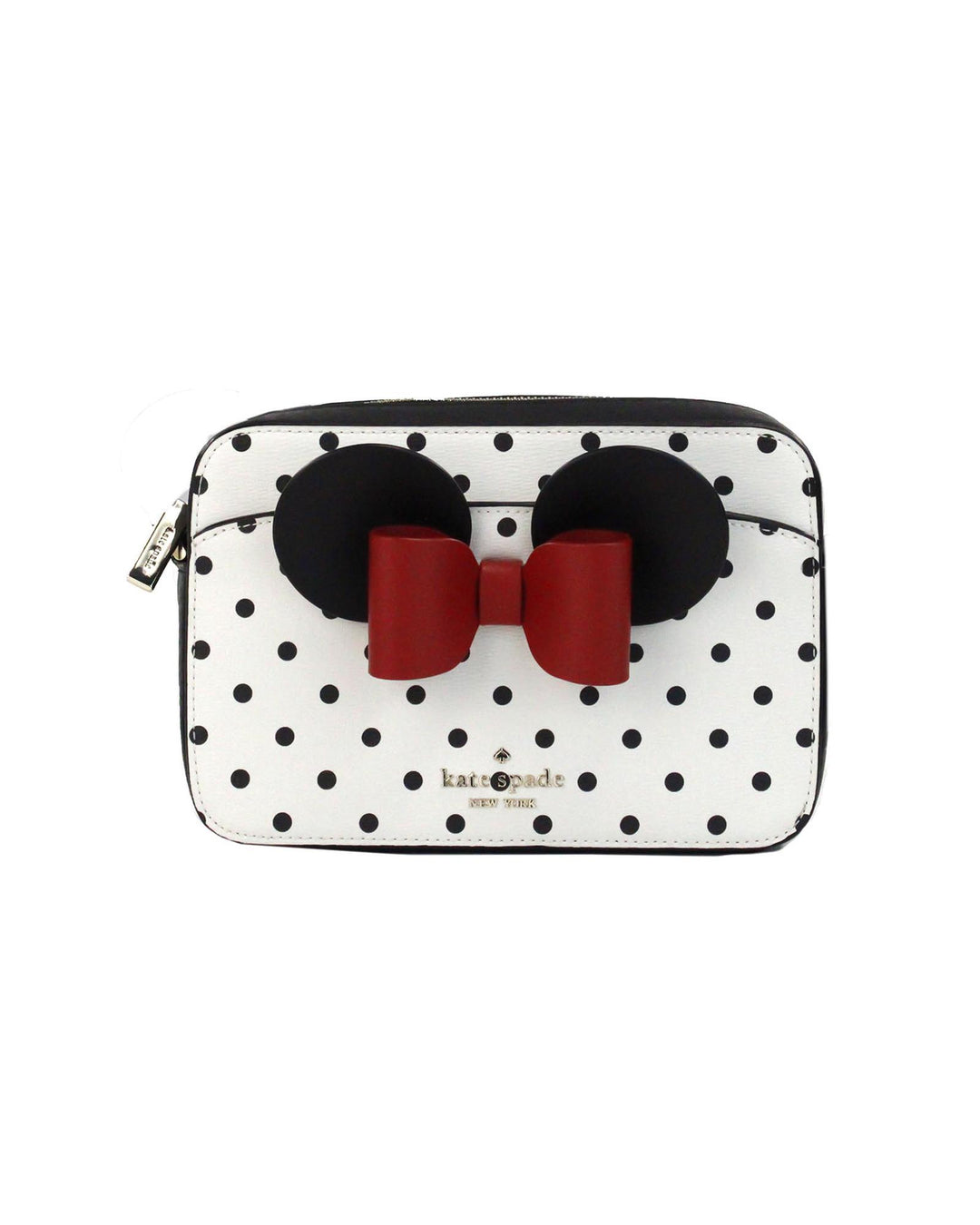Kate Spade Women's Disney Minnie Mouse Polka Dot Printed PVC Crossbody Camera Bag - One Size