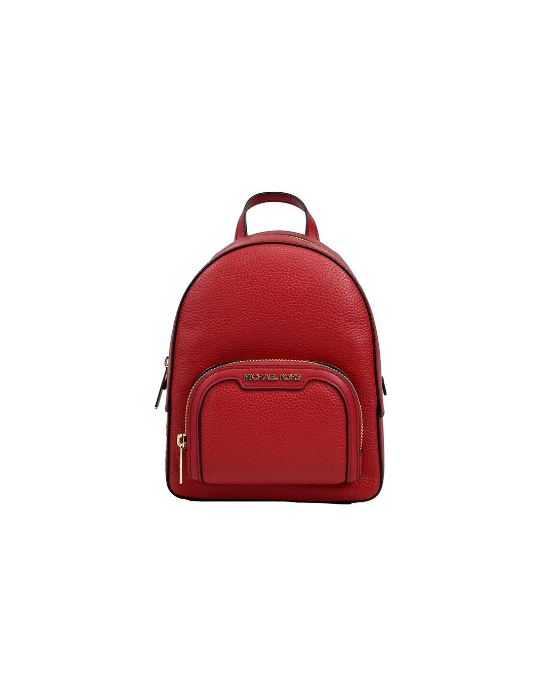 Michael Kors Women's Jaycee Mini XS Leather Zip Pocket Backpack Red - One Size