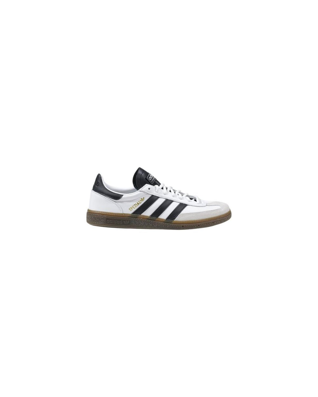 Adidas Men's Black And White Leather Sneaker - 43 1/3