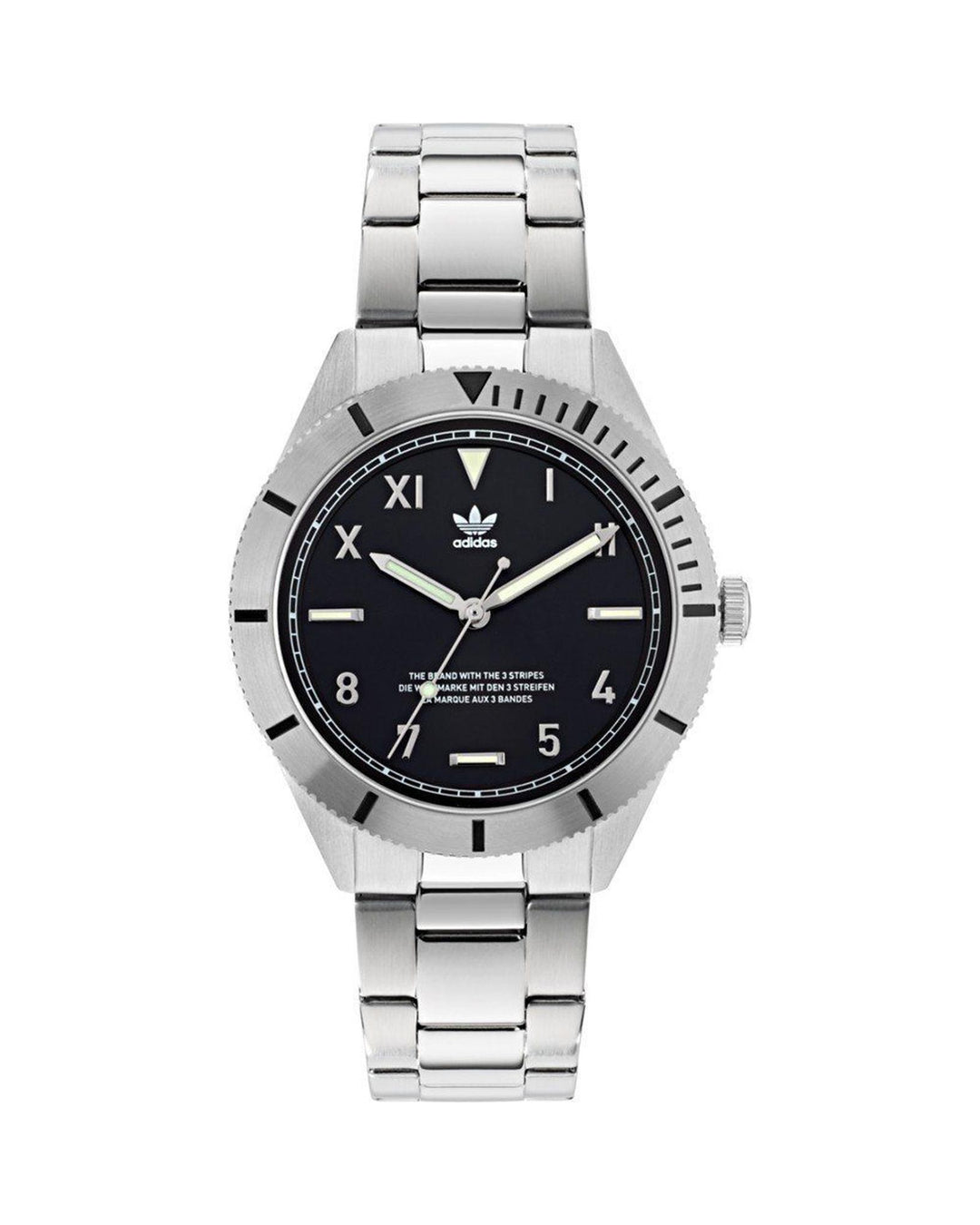 Adidas Unisex's Gray Stainless Steel Watch - One Size
