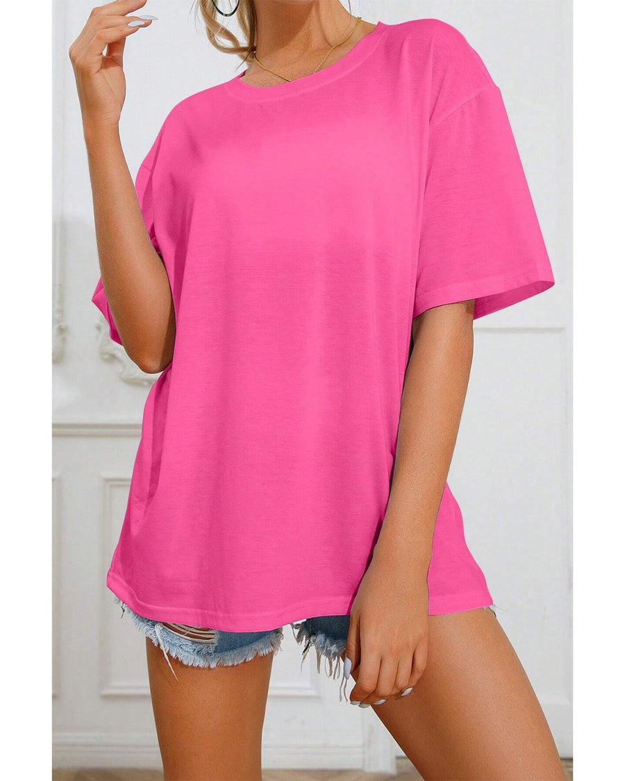 Bright Pink SUNSHINE ON MY MIND Graphic Tee - M
