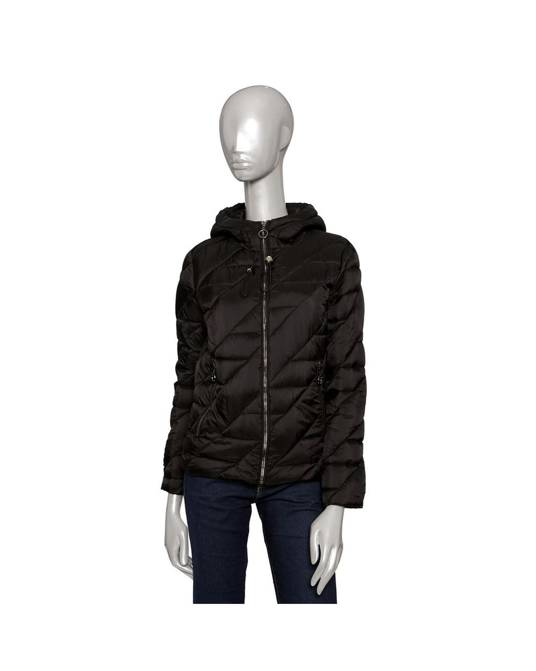 Baldinini Trend Women's Black Polyester Jackets & Coat - 2XL