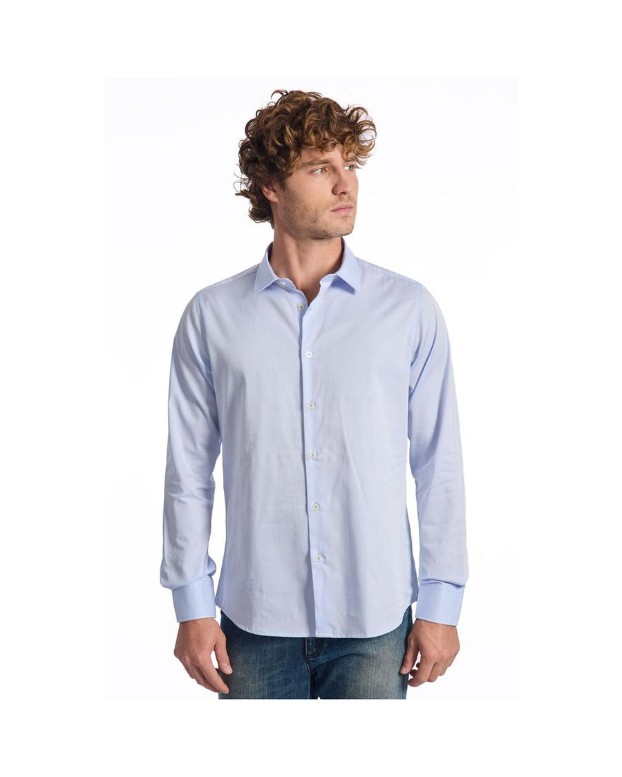 Baldinini Trend Men's Light Blue Cotton Shirt - 2XL