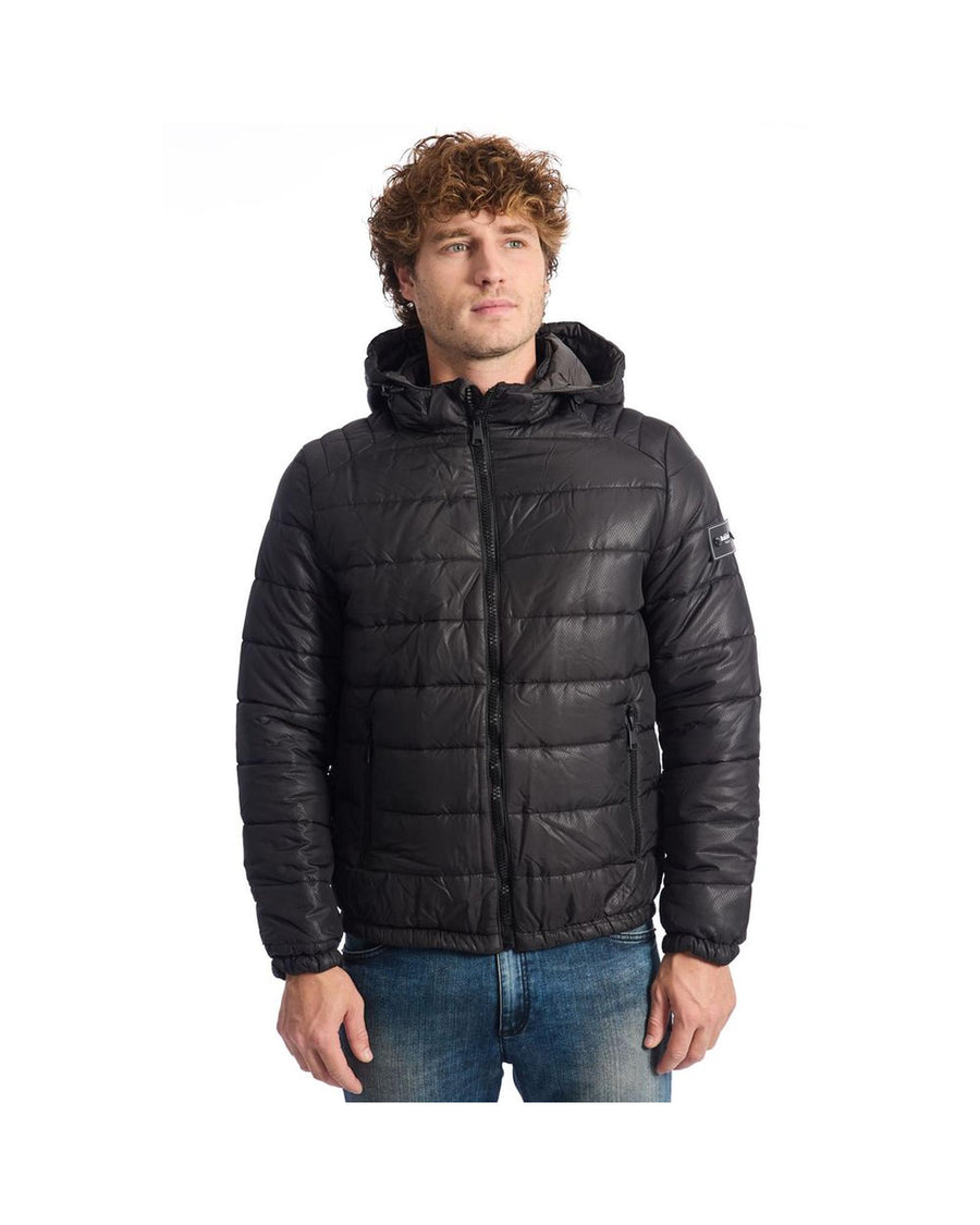 Baldinini Trend Men's Black Polyester Jacket - 2XL