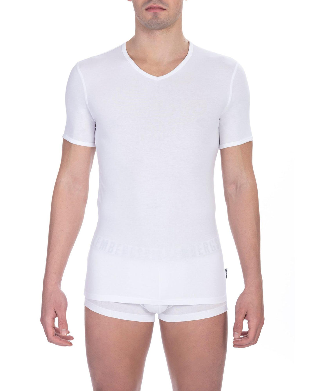 Bikkembergs Men's White Cotton T-Shirt - S