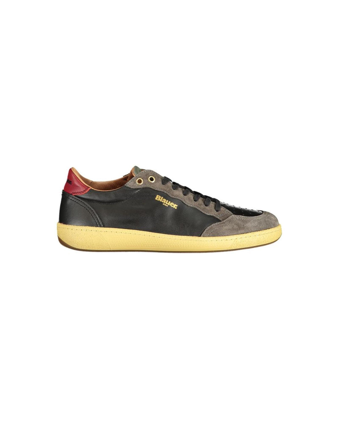 Blauer Men's Black Polyester Sneaker - 44 EU