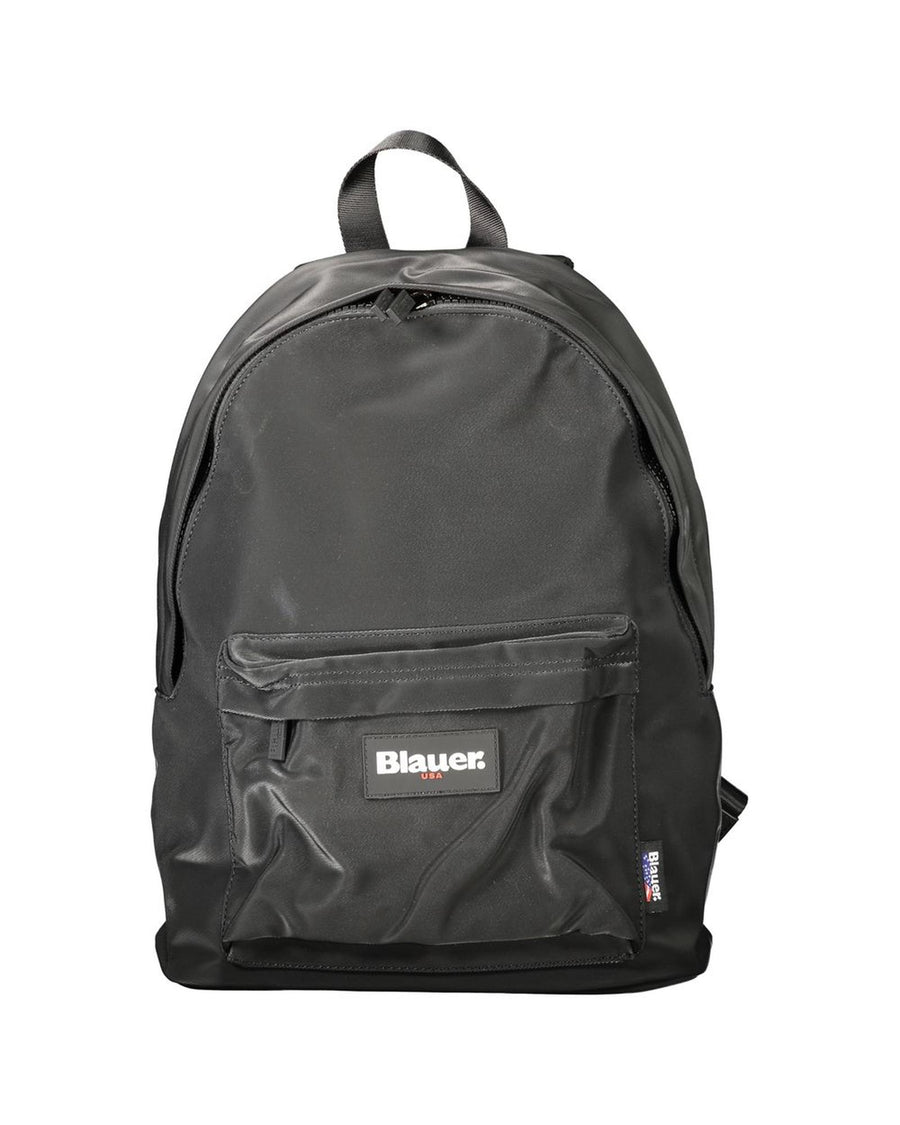 Blauer Men's Black Polyester Backpack - One Size