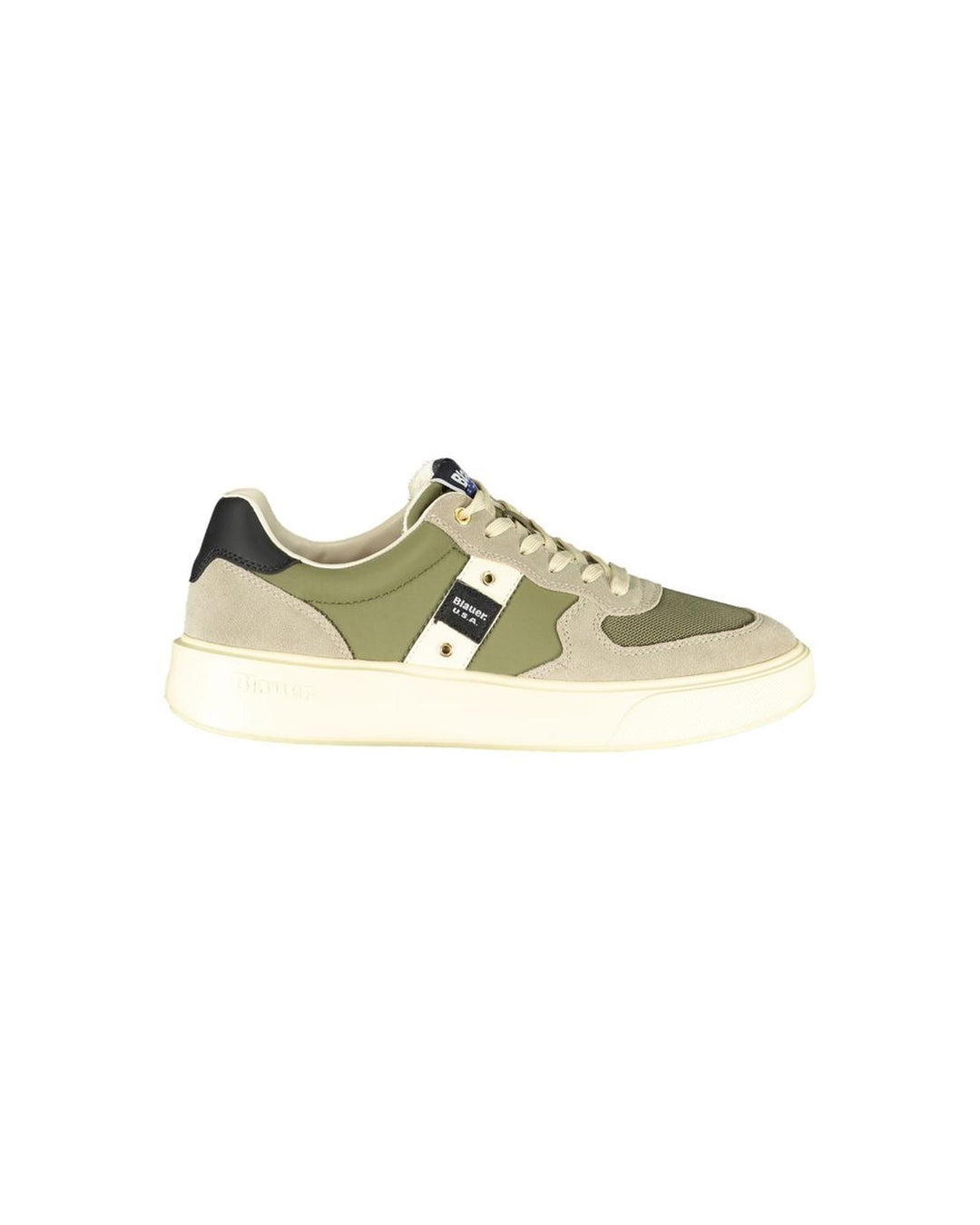 Blauer Men's Green Leather  Sneaker - 41 EU
